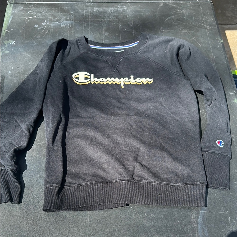 Champion Black Athletic Sweatshirt